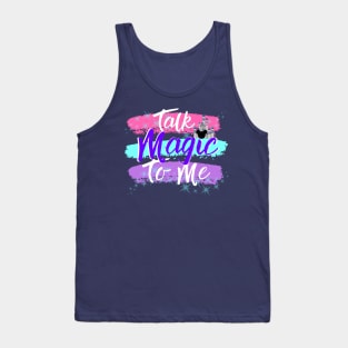 Talk Magic to Me Castle Logo Tank Top